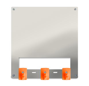 Органайзер настенный c информационным полем А5 HACCPER Control Point для 3 предметов, оранжевый